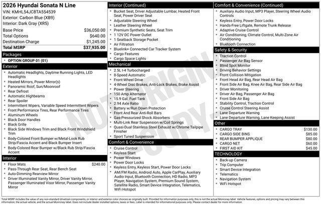 Hyundai Sonata  2026