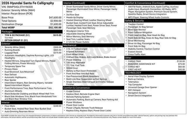 Hyundai Santa Fe  2026