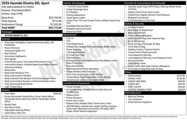 Hyundai Elantra  2026