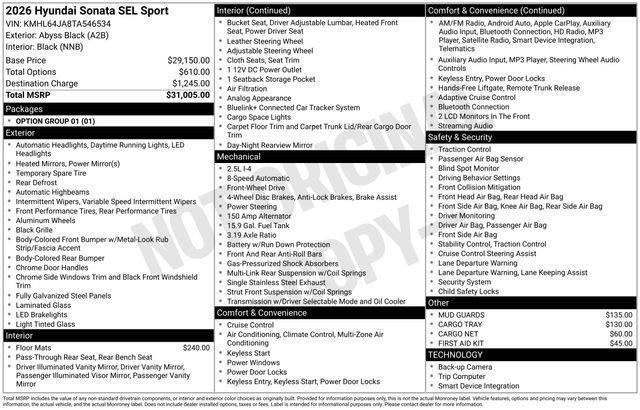 Hyundai Sonata  2026