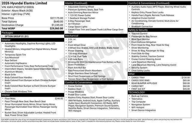 Hyundai Elantra  2026