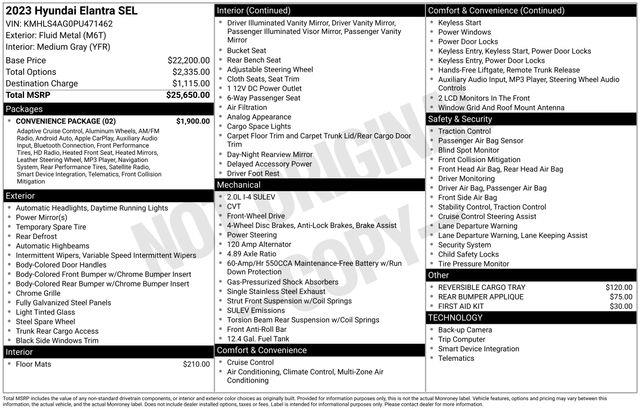 Hyundai Elantra  2023