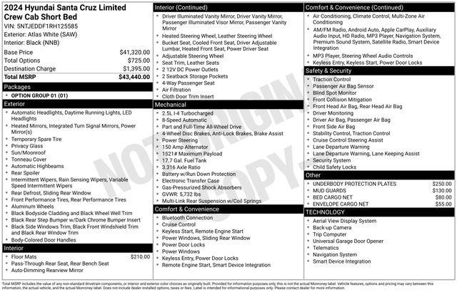 Hyundai Santa Cruz  2024