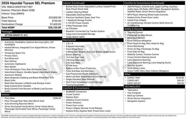 Hyundai Tucson  2026
