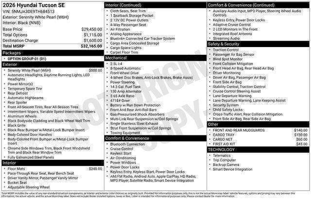 Hyundai Tucson  2026