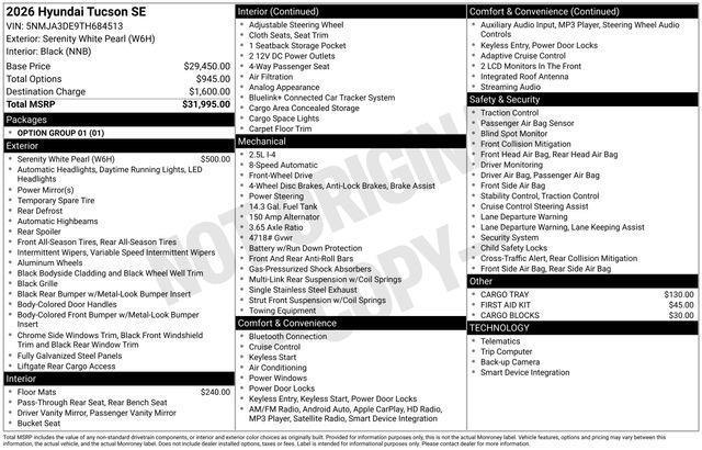 Hyundai Tucson  2026