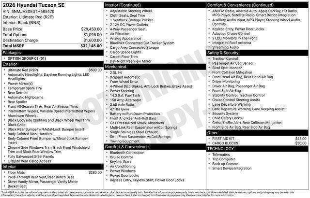 Hyundai Tucson  2026