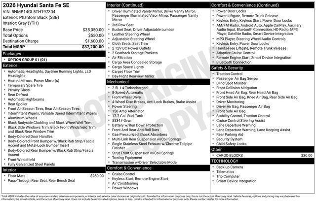 Hyundai Santa Fe  2026