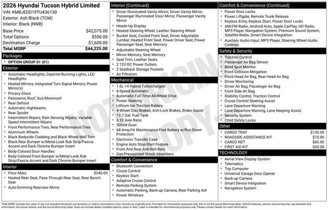 Hyundai Tucson  2026