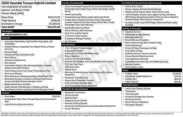 Hyundai Tucson  2026
