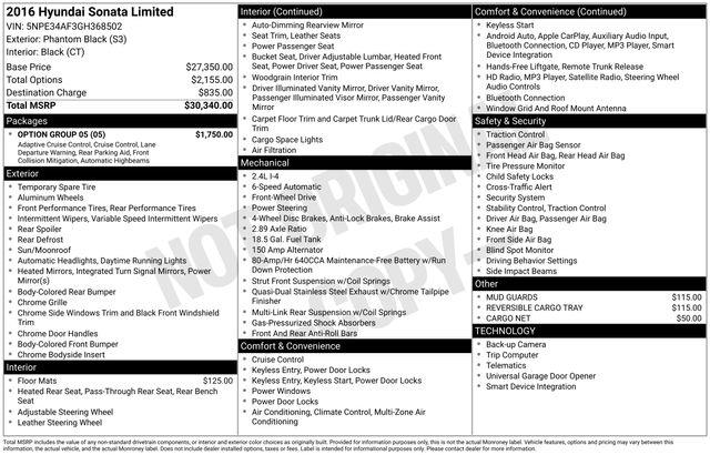 Hyundai Sonata  2016