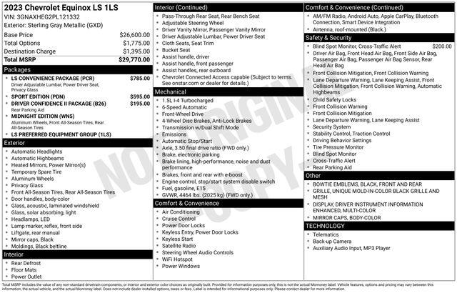 Chevrolet Equinox  2023