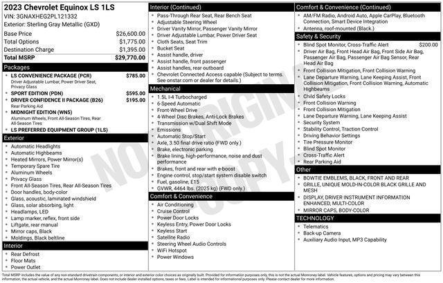 Chevrolet Equinox  2023