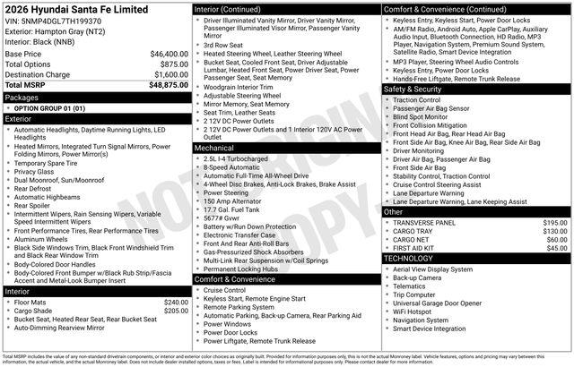 Hyundai Santa Fe  2026