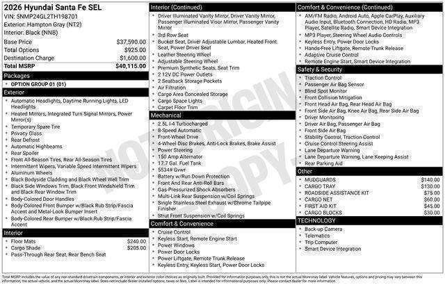 Hyundai Santa Fe  2026