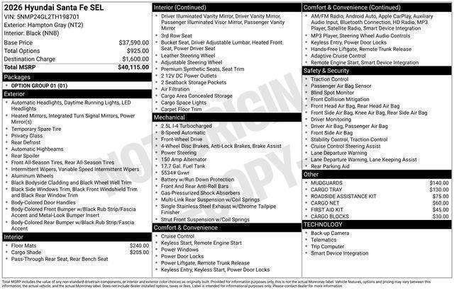 Hyundai Santa Fe  2026