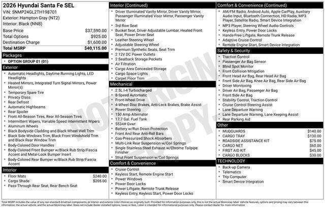 Hyundai Santa Fe  2026