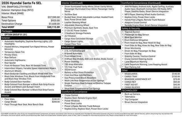 Hyundai Santa Fe  2026