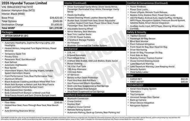 Hyundai Tucson  2026