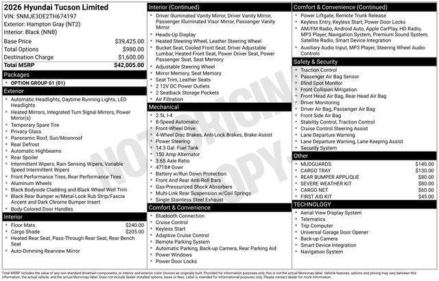 Hyundai Tucson  2026