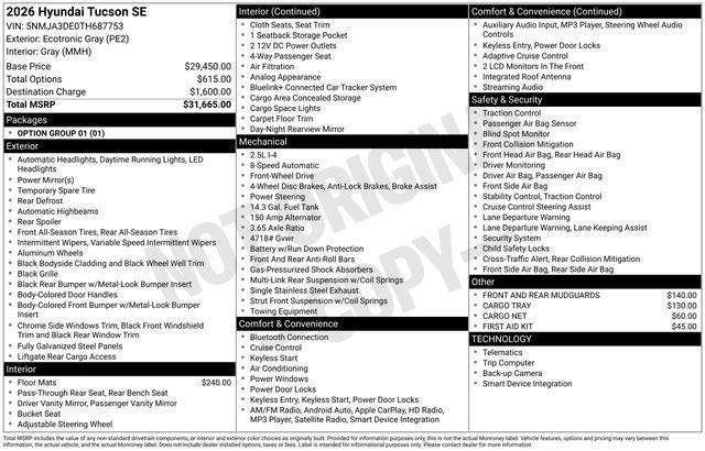 Hyundai Tucson  2026