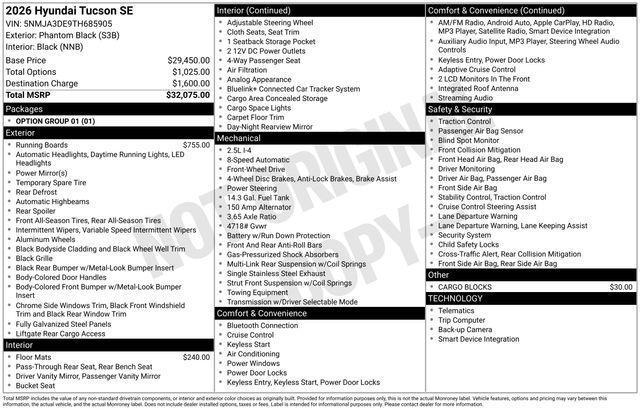 Hyundai Tucson  2026