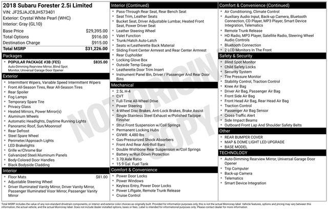Subaru Forester  2018