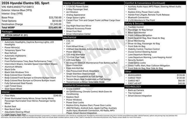 Hyundai Elantra  2026