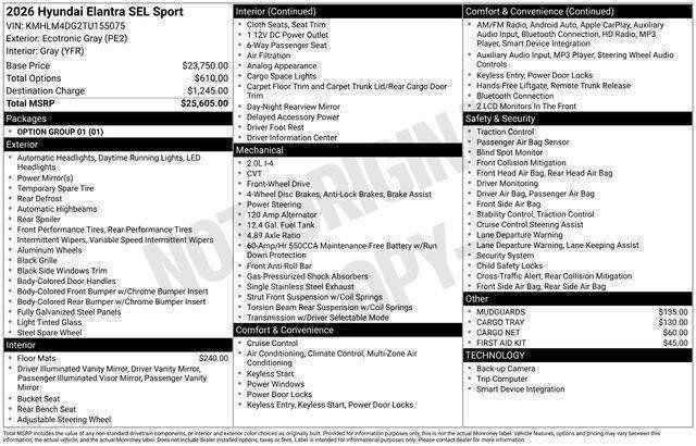 Hyundai Elantra  2026