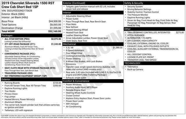 Chevrolet Silverado 1500  2019