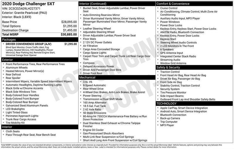 Dodge Challenger  2020