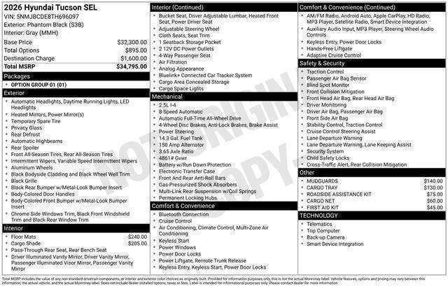 Hyundai Tucson  2026