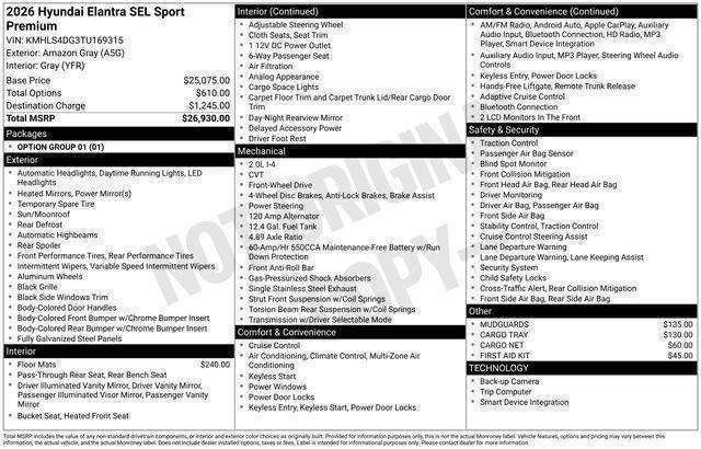 Hyundai Elantra  2026