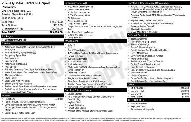 Hyundai Elantra  2026