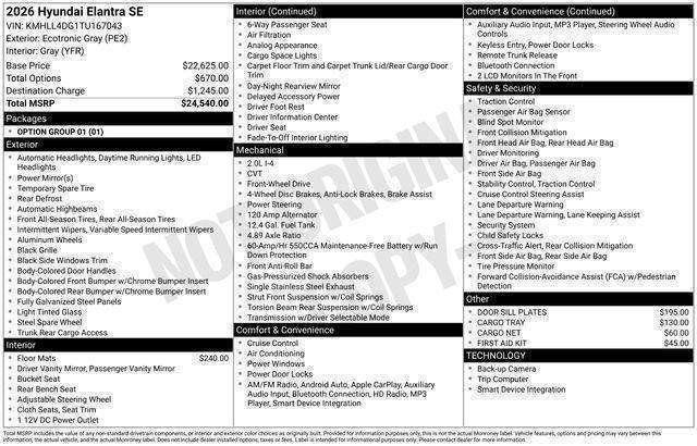 Hyundai Elantra  2026