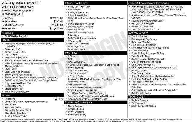 Hyundai Elantra  2026