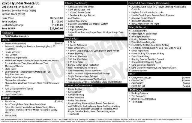 Hyundai Sonata  2026