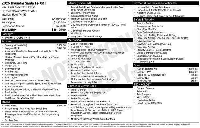 Hyundai Santa Fe  2026