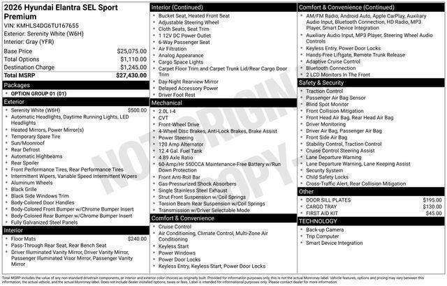 Hyundai Elantra  2026