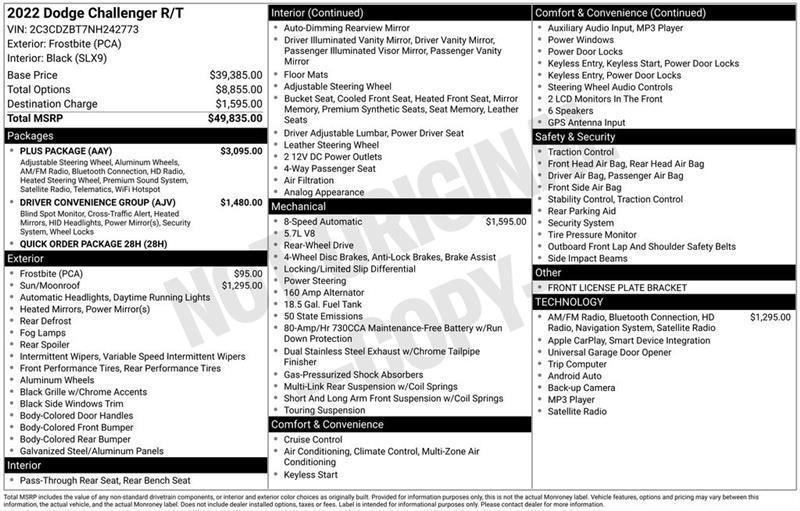 Dodge Challenger  2022