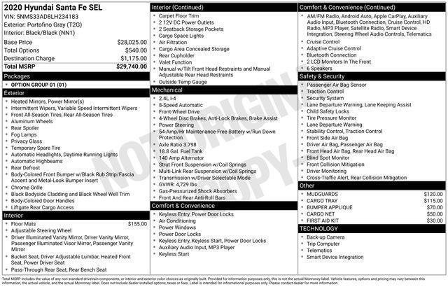 Hyundai Santa Fe  2020