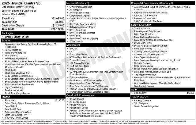 Hyundai Elantra  2026