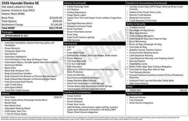 Hyundai Elantra  2026