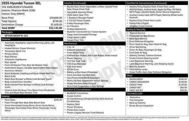 Hyundai Tucson  2026
