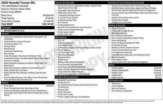 Hyundai Tucson  2026