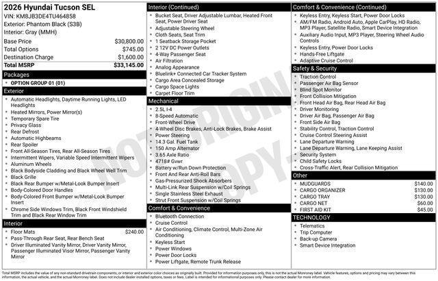 Hyundai Tucson  2026