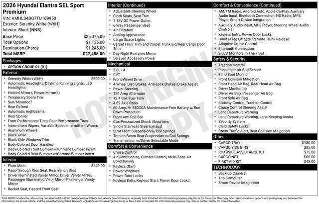 Hyundai Elantra  2026