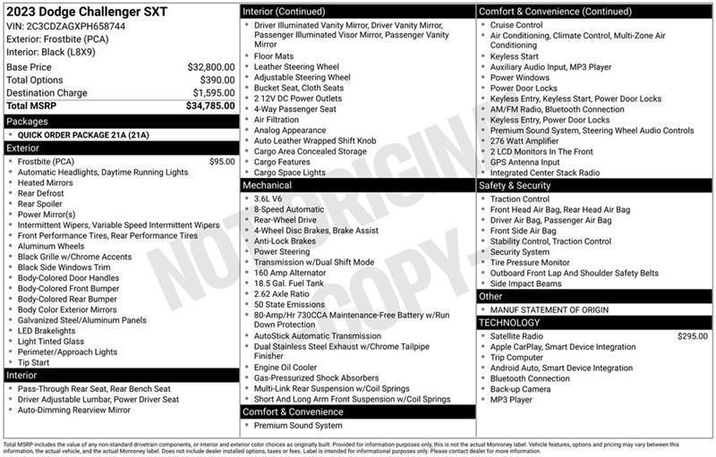 Dodge Challenger  2023