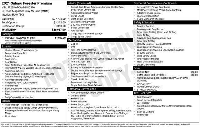 Subaru Forester  2021