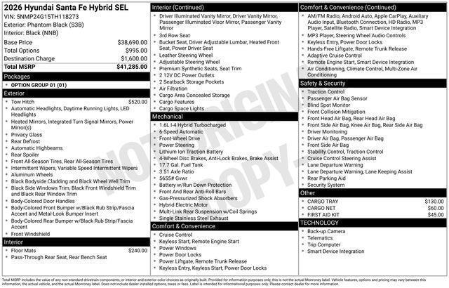 Hyundai Santa Fe Hybrid  2026